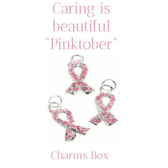 💞They go fast!!💞Pink ribbon charms gift box - Picture 4 of 10